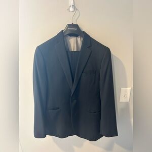 Banana Republic Modern Slim-Fit Navy Wool Suit Jacket